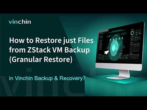 How to Restore just Files from VM ZStack Backup (Granular Restore) in Vinchin Backup & Recovery?