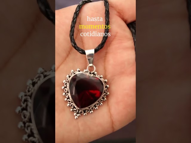 Vídeo relacionado con Kashasin Final Fantasy VIII - Collar de plata de ley 925 con colgante de corazón de león durmiente y cruz, accesorios de joyería para cosplay, Plata esterlina