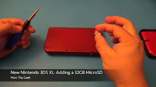 New Nintendo 3DS XL: Adding a 32GB MicroSD