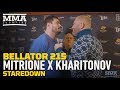 Bellator 215: Matt Mitrione vs. Sergei Kharitonov Media Day Staredown - MMA Fighting