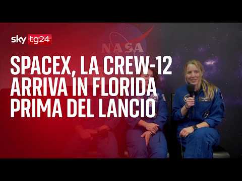 SpaceX, la Crew-12 arriva in Florida prima del lancio