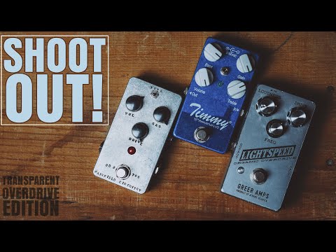 Demos in the Dark // Transparent Overdrive Shootout // Pedal Shootout