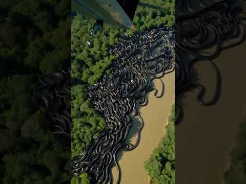 🚨 Leaked Military Drone Footage Reveals GIANT Anaconda in the Amazon Jungle!