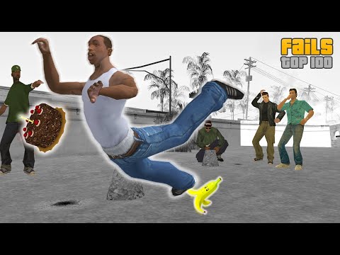 Top 100 GTA San Andreas Fails, Glitches & Funny Moments 2025