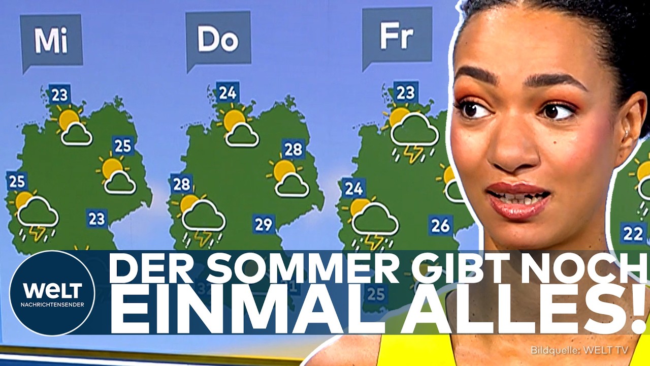 SOMMER VOR DEM KIPPPUNKT: Der Sommer dreht noch einmal auf! Doch das Wochenende wird ungemütlich!