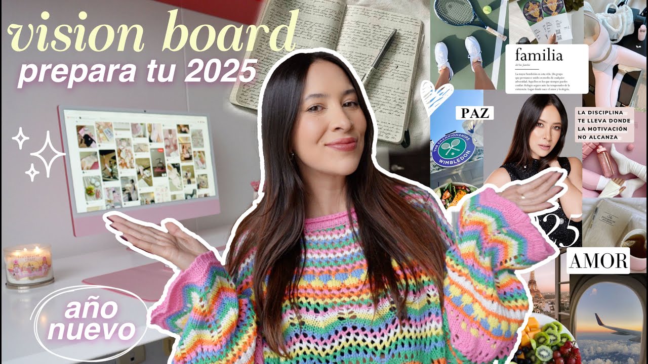 Prepare your 2025 🧚🏻‍♀️✨🔮 make a vision board THAT WORKS, close your year, define purposes and more
