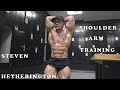 Bodybuilder Classic Physique Athlete Steven Hetherington Shoulder and Arm Training Workout