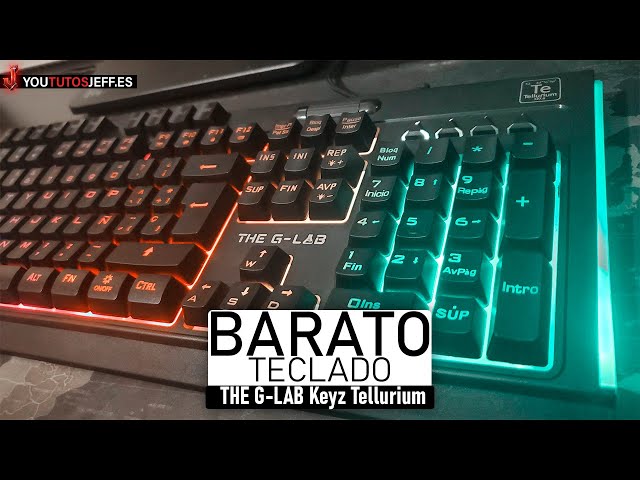 Vídeo relacionado con The G-Lab - Keyz Titanium WL - Teclado mecanico inalámbrico 65% QWERTY con Ñ - Teclado Gaming inalámbrico Switch Rojo, RGB 100% Personalizable, Macros programables - PC, PS4, PS5, Xbox – Blanco