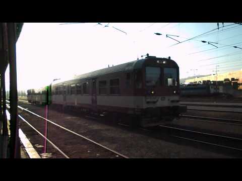 Odjezd vlaku R 1194 (ČD 843.027 vzadu) - Chomutov, 2. 3. 2013