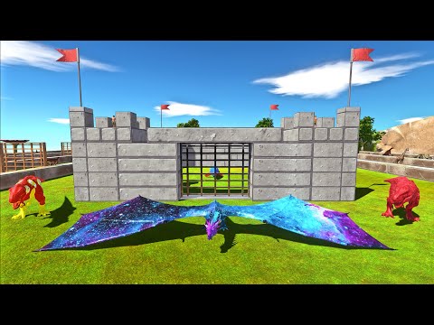 FPS DEATH RUN CASTLE with ALL WEAPONS & HP Bar - Animal Revolt Battle Simulator ARBS