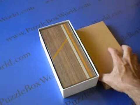 Large 7 Step Japanese Natural Wood Puzzle Box D2