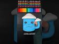 I Turned My Mug Into SMURF CAT Meme With Posca Markers Shorts