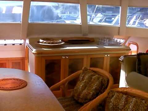C294 56' Luxury Sailing Catamaran - Saloon Interior