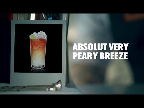 ABSOLUT VERY PEARY BREEZE DRINK RECIPE - HOW TO MIX