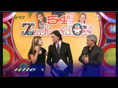 Luca Di Nicola inviato di UnoMattina al 54° Zecchino D'oro