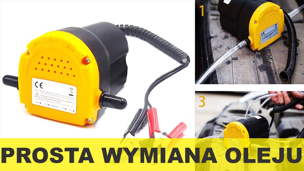 JAK WYMIENIĆ OLEJ W SAMOCHODZIE 🚗 POMPA DO WYMIANY OLEJU SILNIKOWEGO