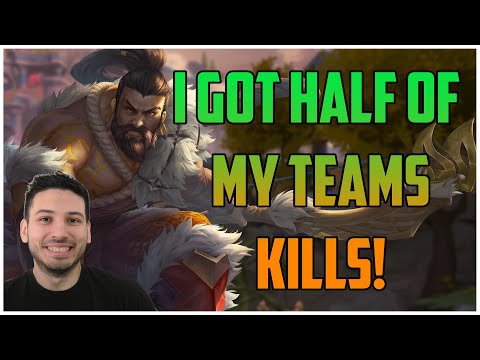 I GOT HALF OF MY TEAMS KILLS! RAMA RANKED SMITE S10