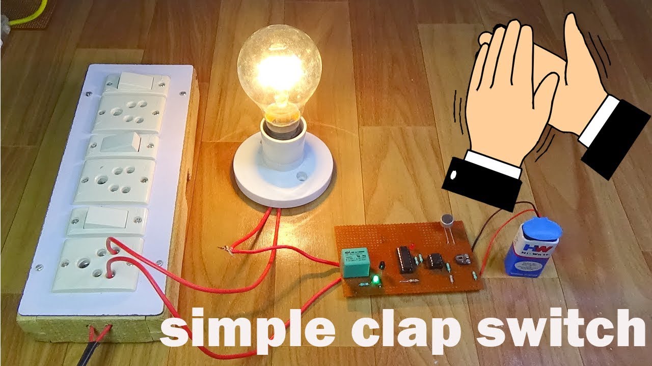 simple clap control home-automation.....clapswitch