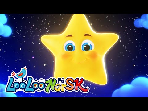 Blinke, Blinke, Stjernelill ✨Vuggeviser til barn | Loo Loo Barnesanger på Norsk