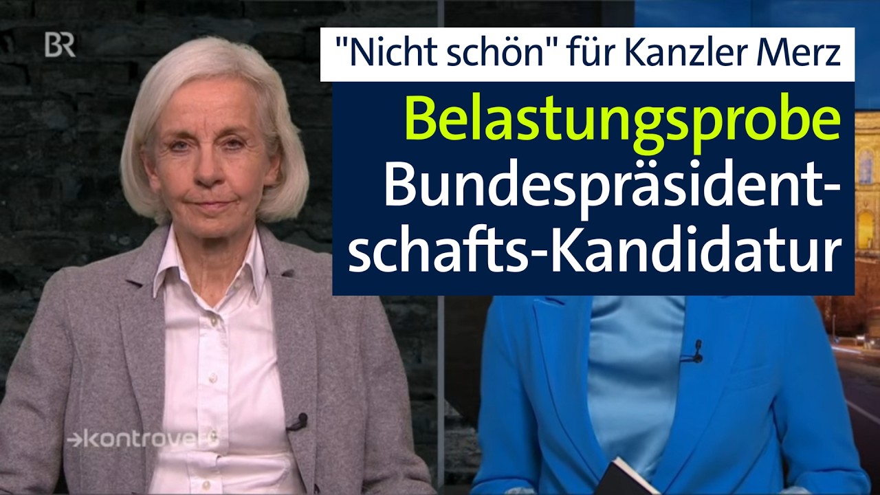Für Kanzler "schwierig": Union uneins über Nachfolger(in) für Bundespräsident | kontrovers | BR24