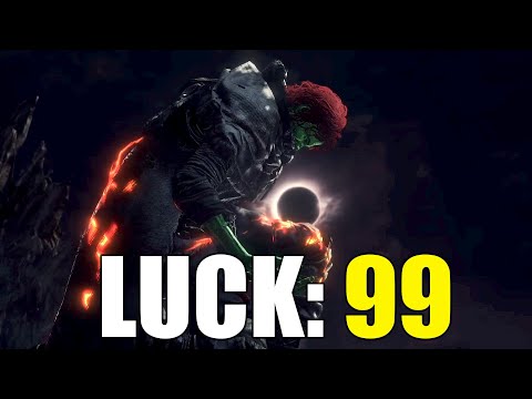 What happens if you only level up LUCK in DARK SOULS 3?