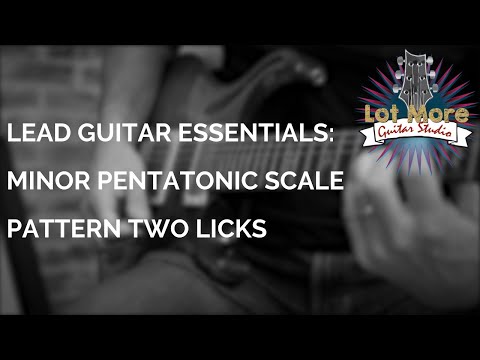 Minor Pentatonic Pattern 2 Licks
