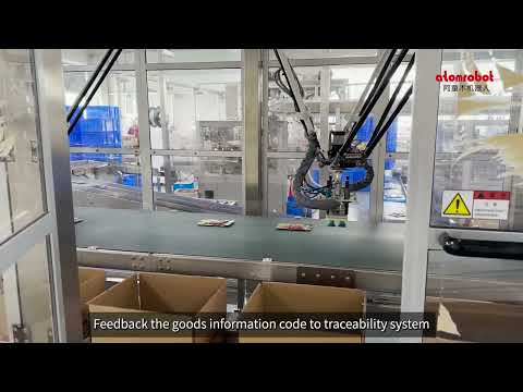 Automatic Case-Packing Solution of Seasoning Pouches for Hotpot with AtomVision System