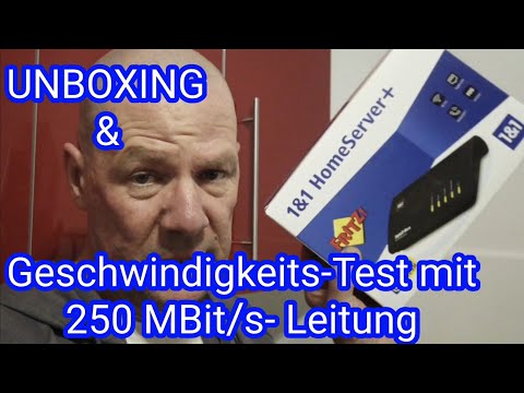 1&1 HomeServer+ mit Wi-Fi 6 (WLAN AX) und 250 MBit/s-Leitung: unboxing & Geschwindigkeitstest