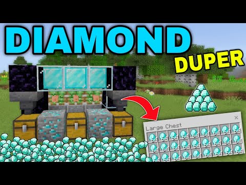 2025 BEST DIAMOND FARM/DUPER FOR MINECRAFT 1.21 BEDROCK | MCPE DIAMOND FARM | INFINITE DIAMONDS 😮