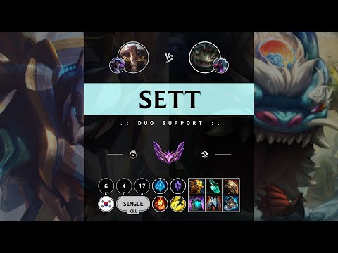Sett Support vs Tahm Kench - KR Master Patch 14.11