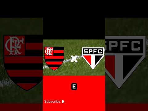 Atualização do Flamengo ×Sao Paulo Hoje. #flamengo #viraliza #pedro #love #futebolbrasileiro #shorts