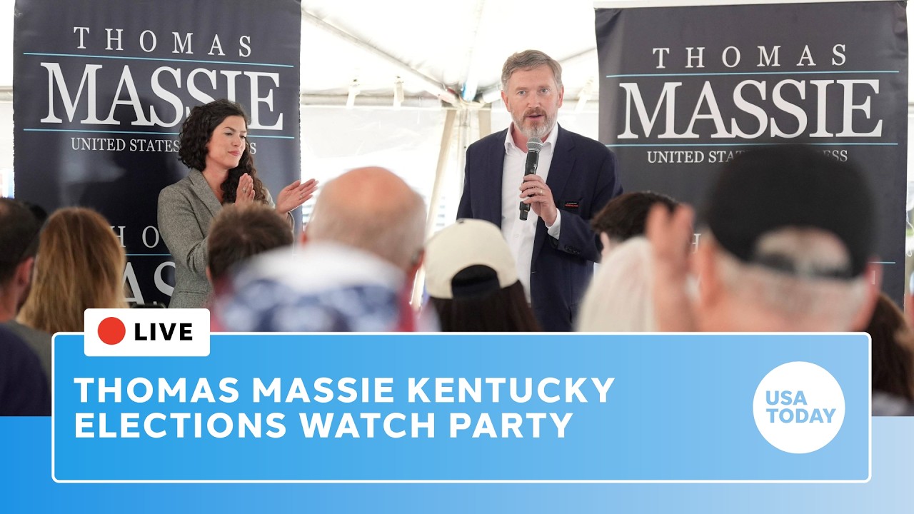 Live: Thomas Massie election results reaction at Republican's Kentucky watch party