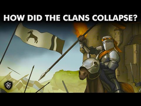 How did the Scottish clan system collapse?