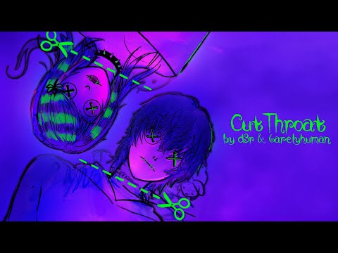 d3r - cut throat (w/ 6arelyhuman) [Official Lyric Video]