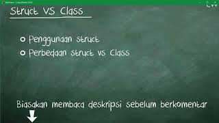 Apa perbedaan antara struct dan class dalam C++?