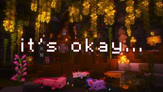 don't stress, take it easy... (minecraft music w/ water, rain outside)