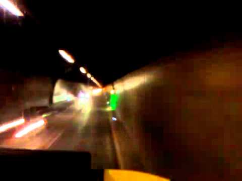 Tunnel di San Bernardino in Postauto Autopostal Car postal