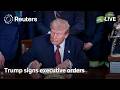 LIVE Trump Holds Signing Event In Oval Office