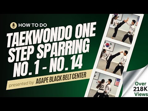 Taekwondo One Step Sparring No.1 - No.14