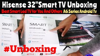 Hisense Smart TV 32 inch Unboxing Draz  App || A6 Series Hisense 32" Smart Led TV | 32" Smart Led TV