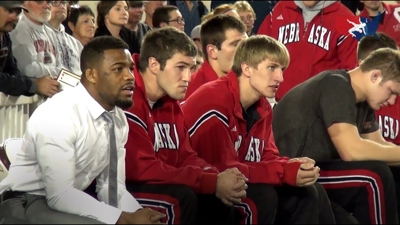 Jordan Burroughs coaches first match at University of Nebraska