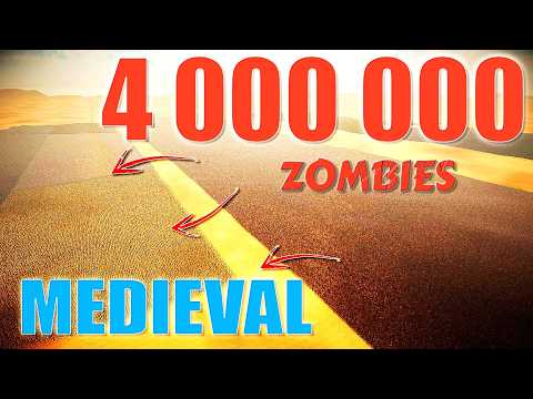 MASSIVE MEDIEVAL ARMY VS 4,000,000 ZOMBIES & HORROR ICONS: WHO WILL SURVIVE? ⚔️💀