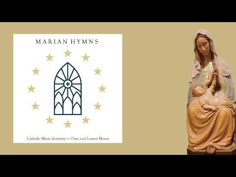 Hail Holy Queen (Lyric Video) - Catholic Music Initiative - Dave Moore, Lauren Moore