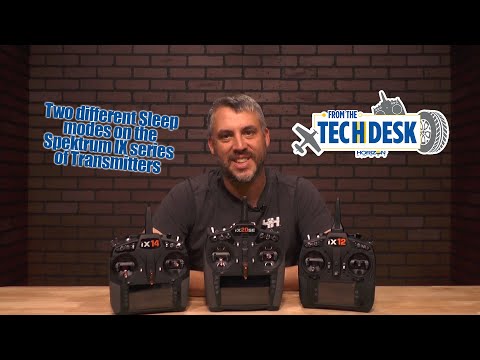 Two different Sleep modes on the Spektrum IX series of Transmitters
