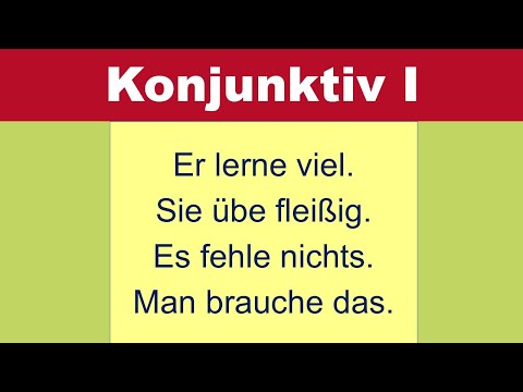 Dafür brauchst du Konjunktiv I (Deutsch C1)