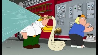 Family Guy - Peter Tries To Drink From A Fire Hose