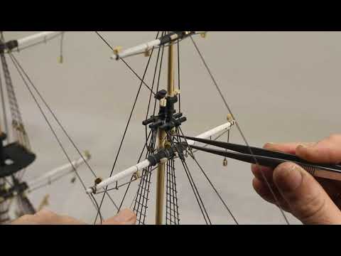 97- Elaboración de drizas. HMS Terror - Modelismo Naval