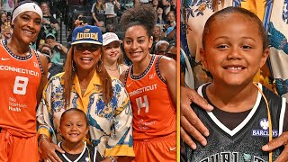 Queen Latifah Makes RARE Appearance With Son at WNBA Game