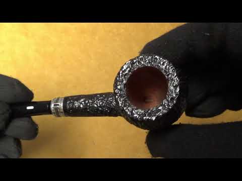 Pipa Castello Old Antiquari KKKK - con vera in argento standup - Acorn (CAOA87)