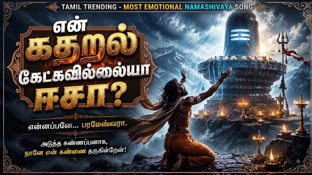 என் கதறல் கேட்கவில்லையா ஈசா | Most Emotional Lord Shiva Tamil Song